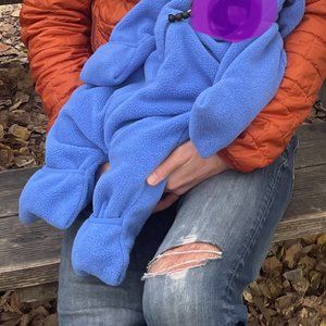 Land's End Vintage Fleece Baby Bunting